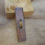 Wooden sash pulley