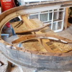 A good example of how they created the curve, if I were to make a new window thats not listed I would be laminating this arch which would make far stronger job.