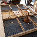 Sash after removing glass