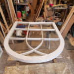 Repaired arch sash