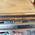 Patch using a good piece from the opposite side