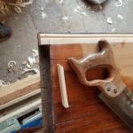 Cutting in the cross moulding 
