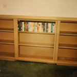 Secret bookcase door in mdf