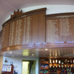 bath golf club honours boards from the side