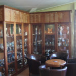 bath trophy cabinet with honours boards above
