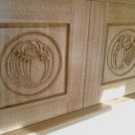 charles rennie mackintosh style design on oak doors
