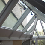 conservatory open to kitchen hardwood roof a