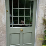 door painted glazed door