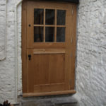 door stable door with six glazed panes