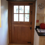 door stable door with six glazed panes