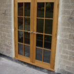 doors pair of oak doors