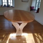 elliptical oak table 2