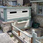 oil tank screen and gate finished