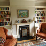 library in georgian town house