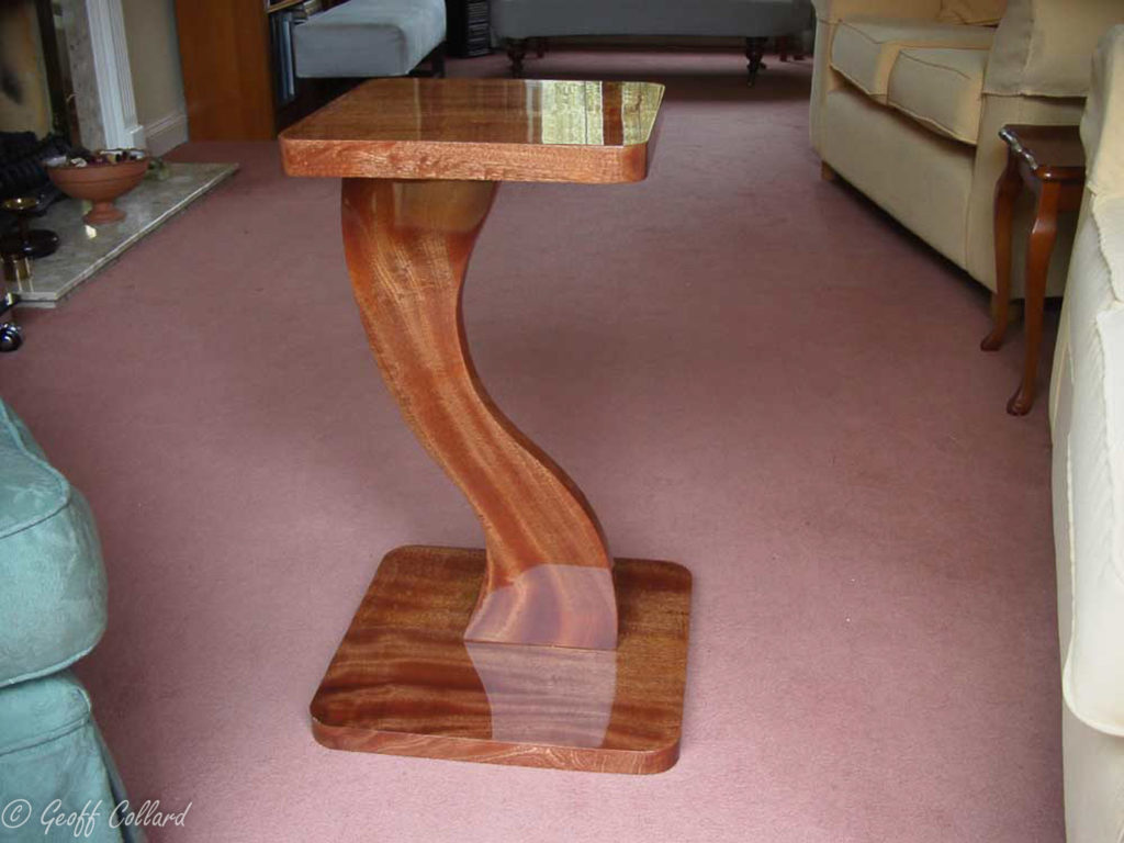 s shaped table