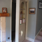secret bookcase door in bathampton open