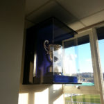 trophy cabinet for bath rugby's heineken cup 2