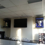 trophy cabinet for bath rugby's heineken cup 3