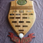 trophy oak carving